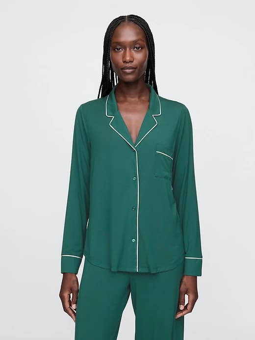 Modal Pajama Shirt - Image 1
