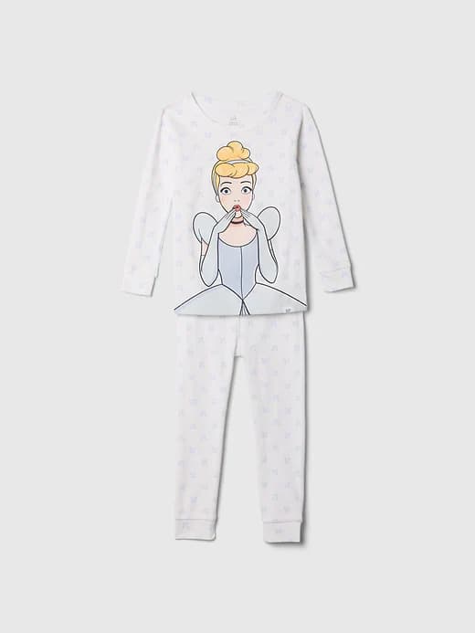 Gap × Disney Baby Organic Brushed Cotton Princess PJ Set - Image 1
