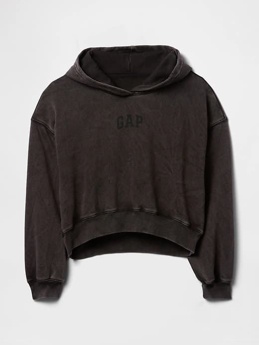 VintageSoft Crop Logo Hoodie thumbnail 11