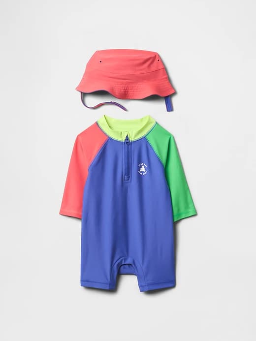 Baby Rash Guard Swim Set - Image 1