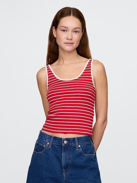 Modern Crop Tank Top - Image 1