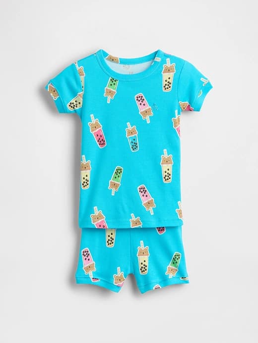 Baby & Toddler Organic Brushed Cotton PJ Set - Image 1