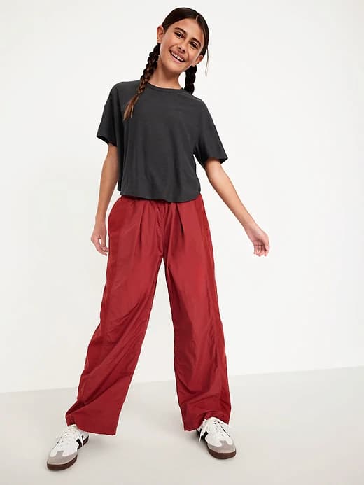 CloudMotion Cropped Performance T-Shirt for Girls - Image 1