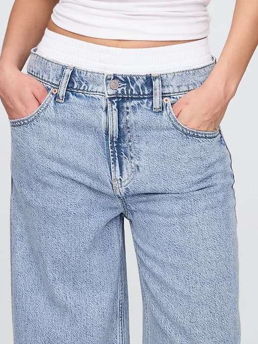 Mid Rise UltraSoft Baggy Jeans thumbnail 187