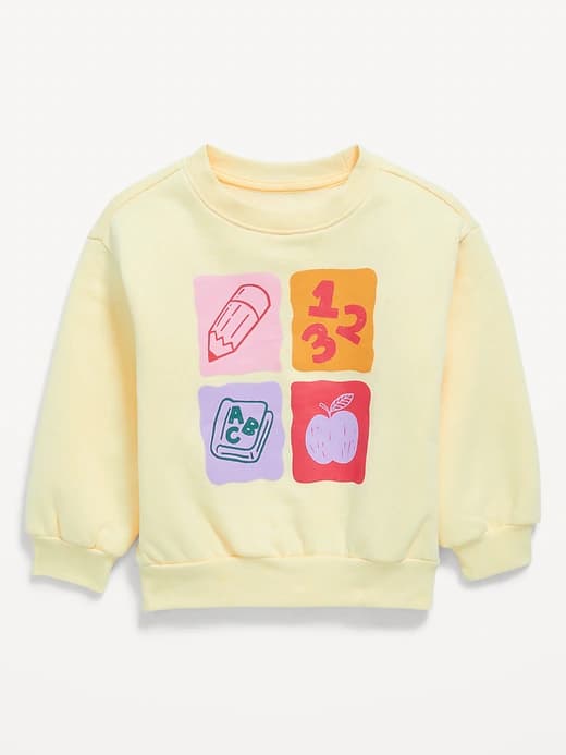 Long-Sleeve Graphic Sweatshirt for Toddler Girls - Image 1