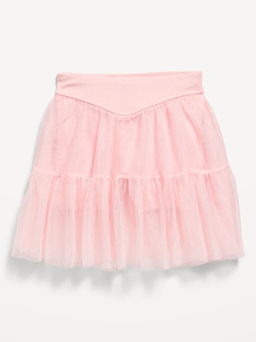 High-Waisted Tutu Performance Skort for Toddler Girls - Image 1