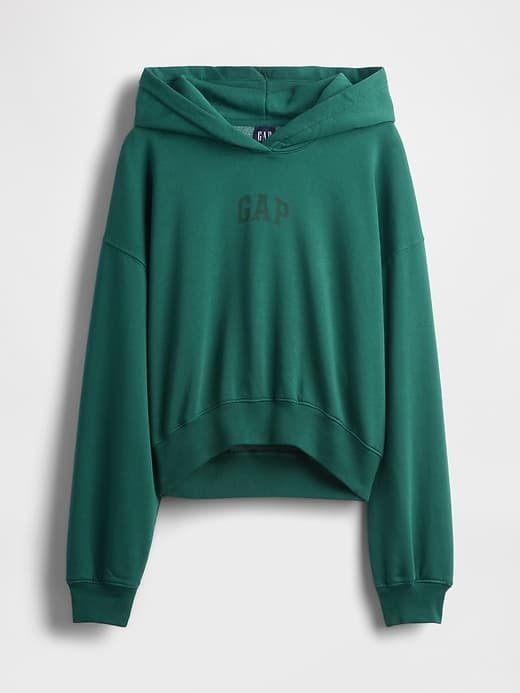 VintageSoft Crop Logo Hoodie thumbnail 9