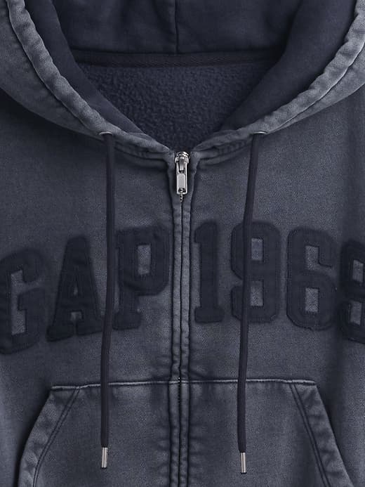 VintageSoft 1969 Logo Zip Hoodie thumbnail 8