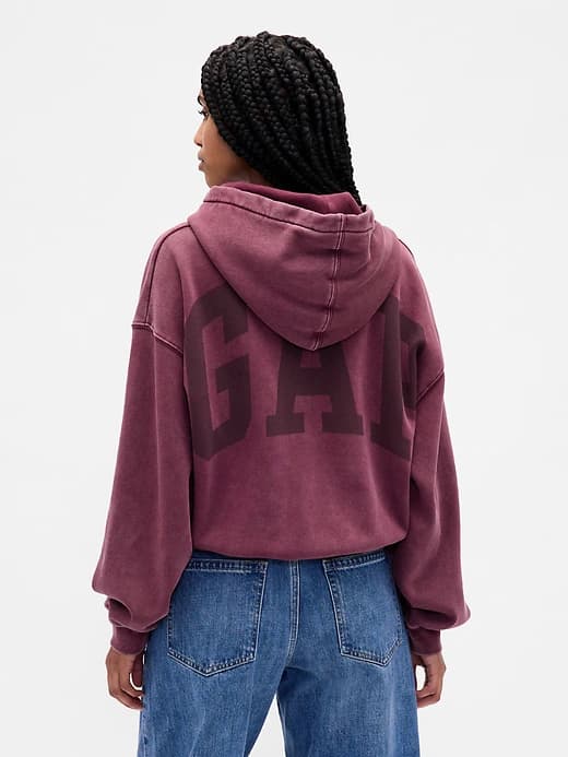 VintageSoft Crop Logo Hoodie thumbnail 33