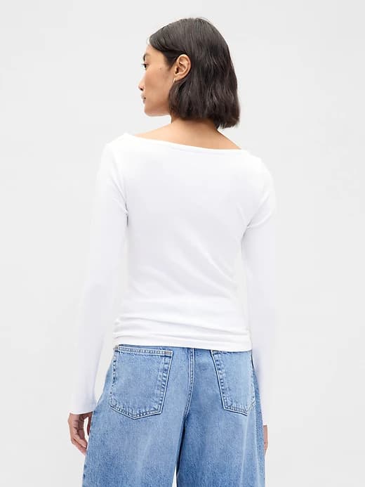 Modern Boatneck T-Shirt thumbnail 3