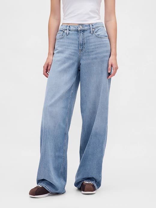 Mid Rise UltraSoft Baggy Jeans thumbnail 2