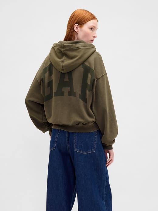 VintageSoft Crop Logo Hoodie thumbnail 23