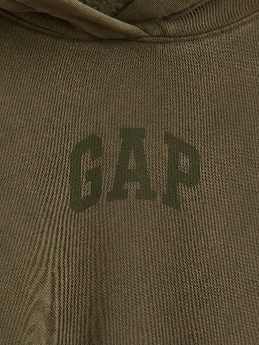 VintageSoft Crop Logo Hoodie thumbnail 4