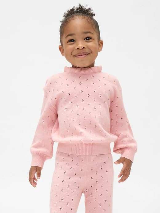 Baby & Toddler CashSoft Pointelle Sweater - Image 1