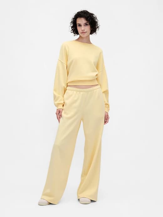 VintageSoft Baggy Wide-Leg Sweatpants - Image 1