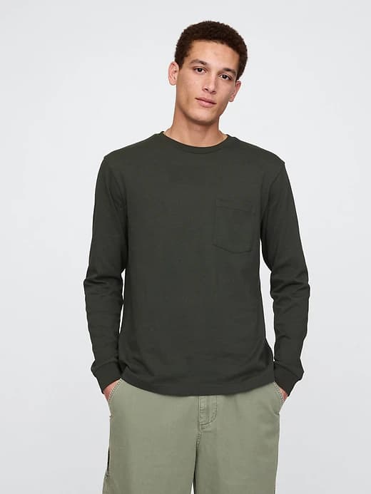 Heavyweight Pocket T-Shirt - Image 1