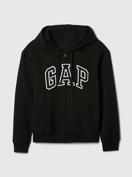 Relaxed Gap Logo Zip Hoodie thumbnail 5