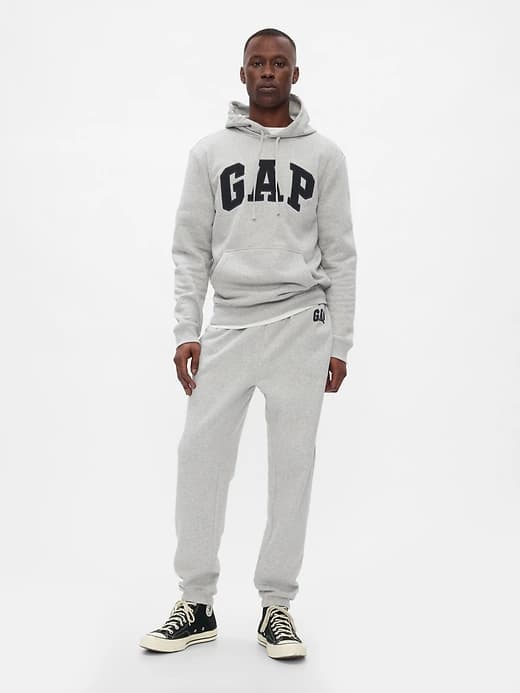 Gap Logo Joggers - Grey, Size L - Image 1