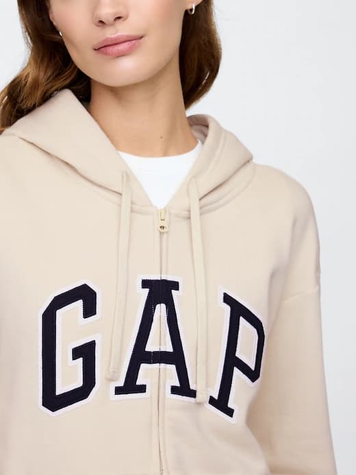 Relaxed Gap Logo Zip Hoodie thumbnail 24