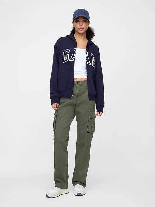 Relaxed Gap Logo Zip Hoodie thumbnail 67
