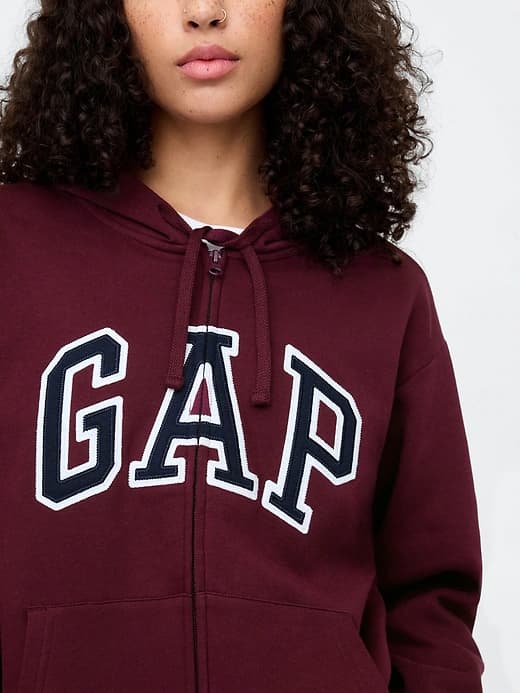 Relaxed Gap Logo Zip Hoodie thumbnail 36