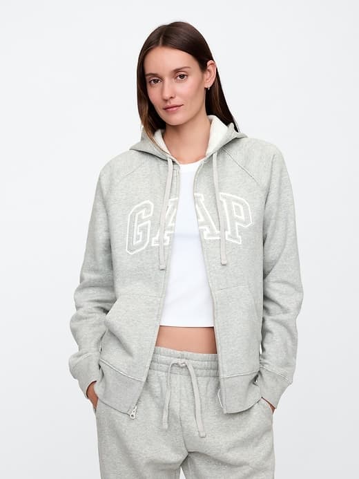 Gap Logo Zip Hoodie - Image 1