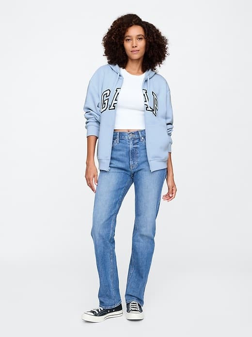 Relaxed Gap Logo Zip Hoodie thumbnail 47