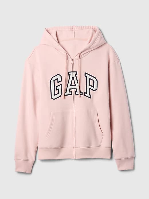 Relaxed Gap Logo Zip Hoodie thumbnail 9