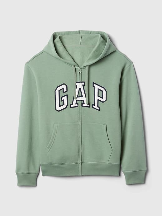 Relaxed Gap Logo Zip Hoodie thumbnail 17