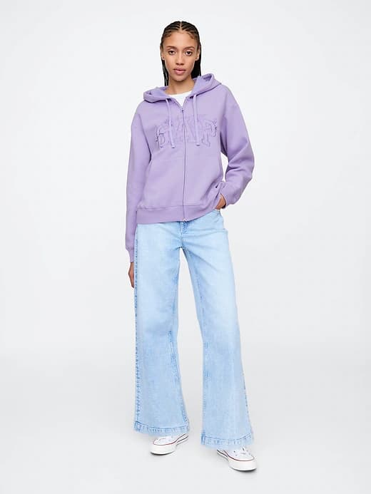 Relaxed Gap Logo Zip Hoodie thumbnail 39