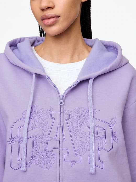Relaxed Gap Logo Zip Hoodie thumbnail 40
