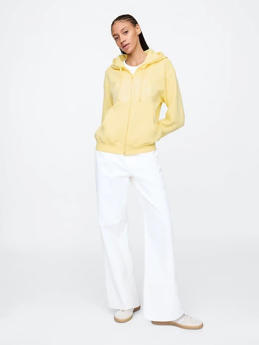 Relaxed Gap Logo Zip Hoodie thumbnail 11