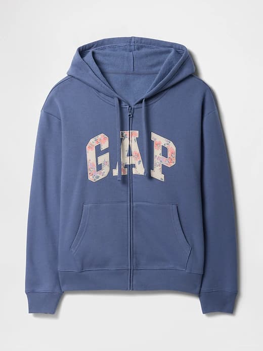 Relaxed Gap Logo Zip Hoodie thumbnail 73