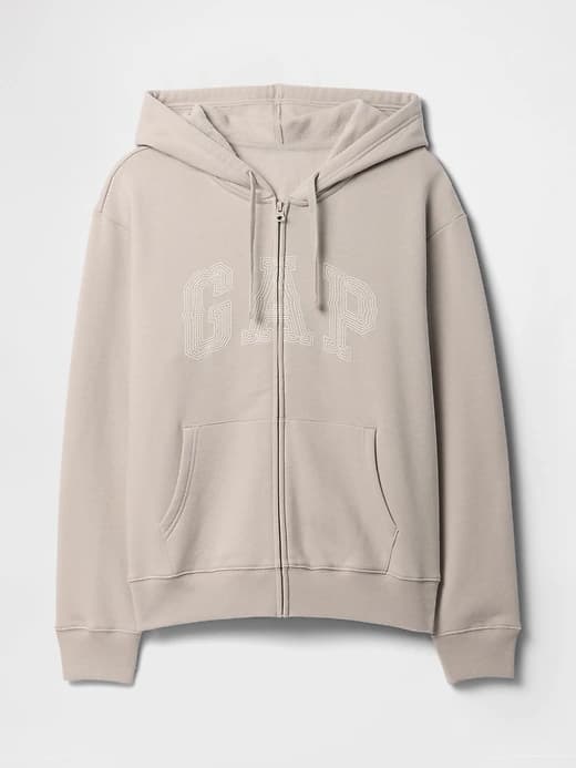 Relaxed Gap Logo Zip Hoodie thumbnail 65