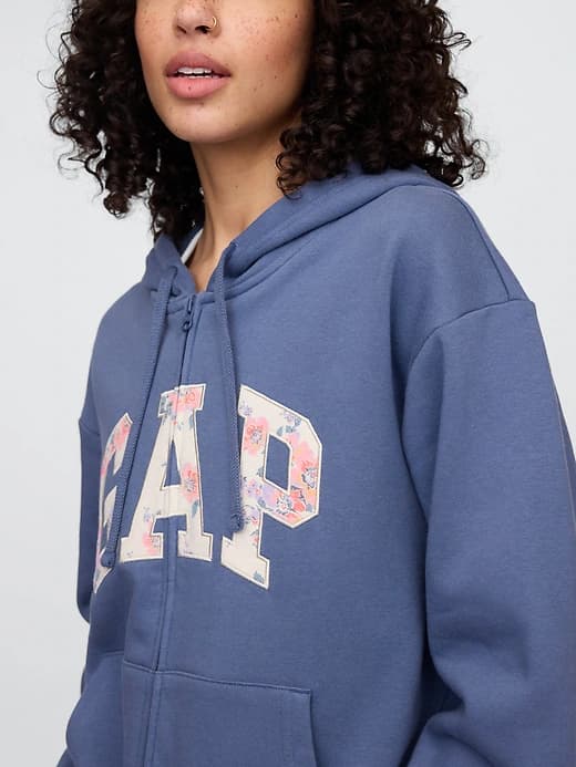 Relaxed Gap Logo Zip Hoodie thumbnail 72