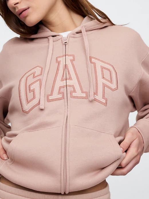 Relaxed Gap Logo Zip Hoodie thumbnail 60