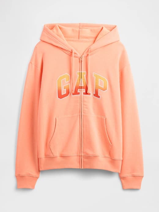 Relaxed Gap Logo Zip Hoodie thumbnail 45