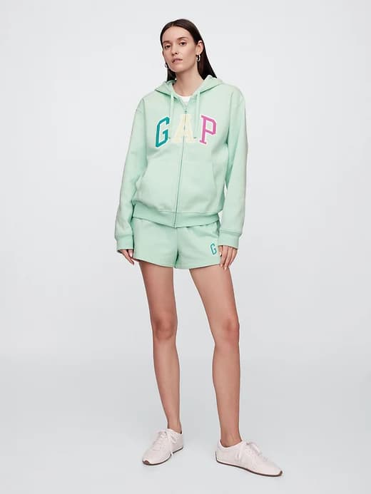Relaxed Gap Logo Zip Hoodie thumbnail 27