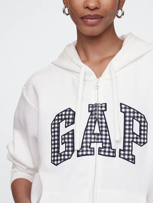 Relaxed Gap Logo Zip Hoodie thumbnail 20