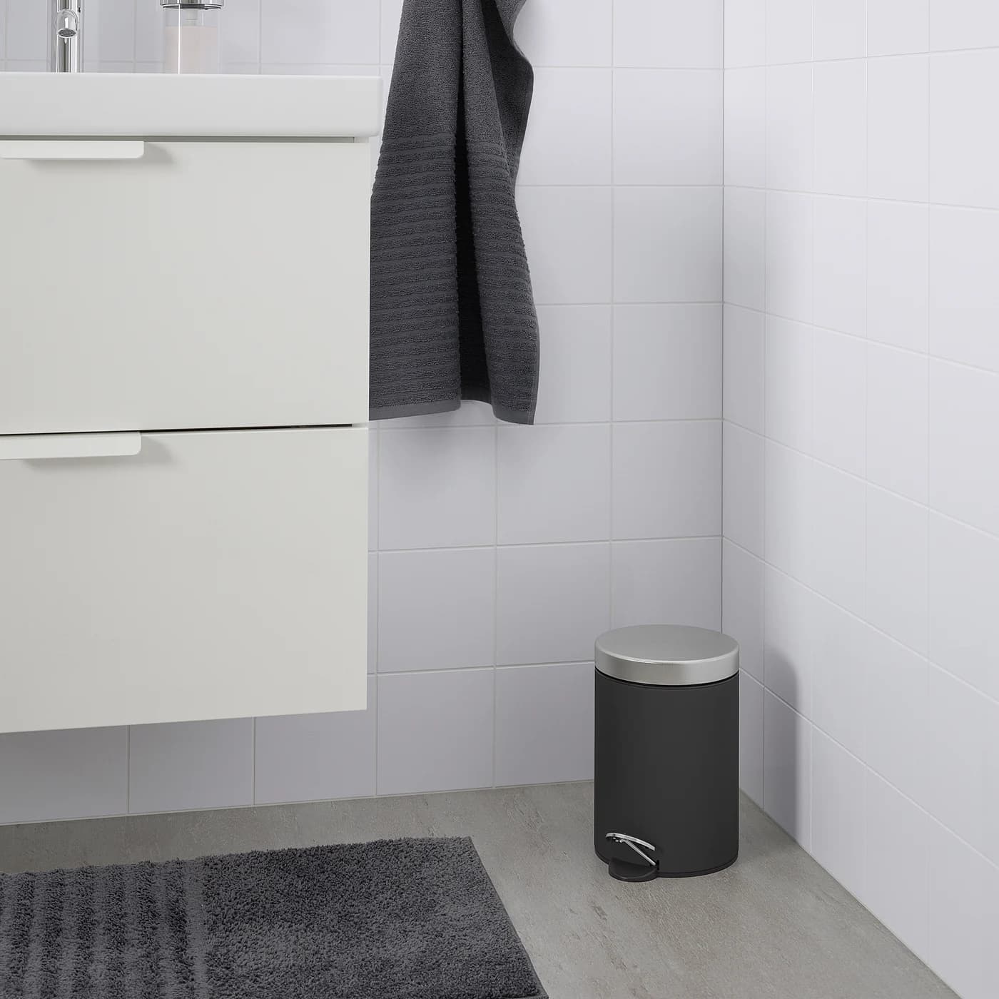 EKOLN Waste bin - dark grey 3 l thumbnail 2