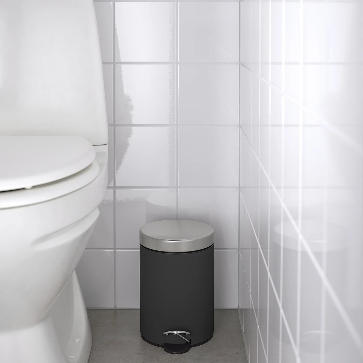 EKOLN Waste bin - dark grey 3 l thumbnail 3