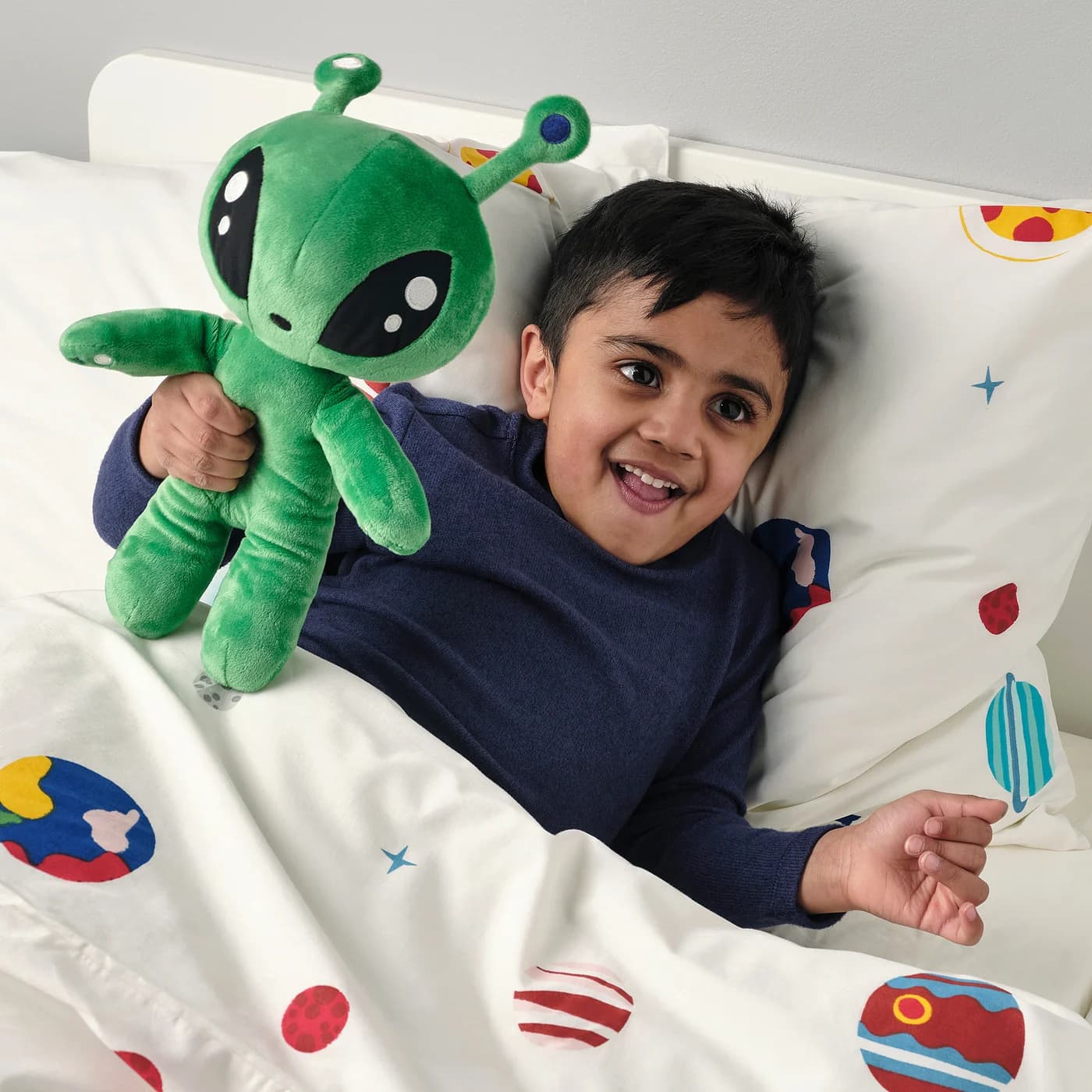 AFTONSPARV Soft toy - alien/green 13 " thumbnail 2