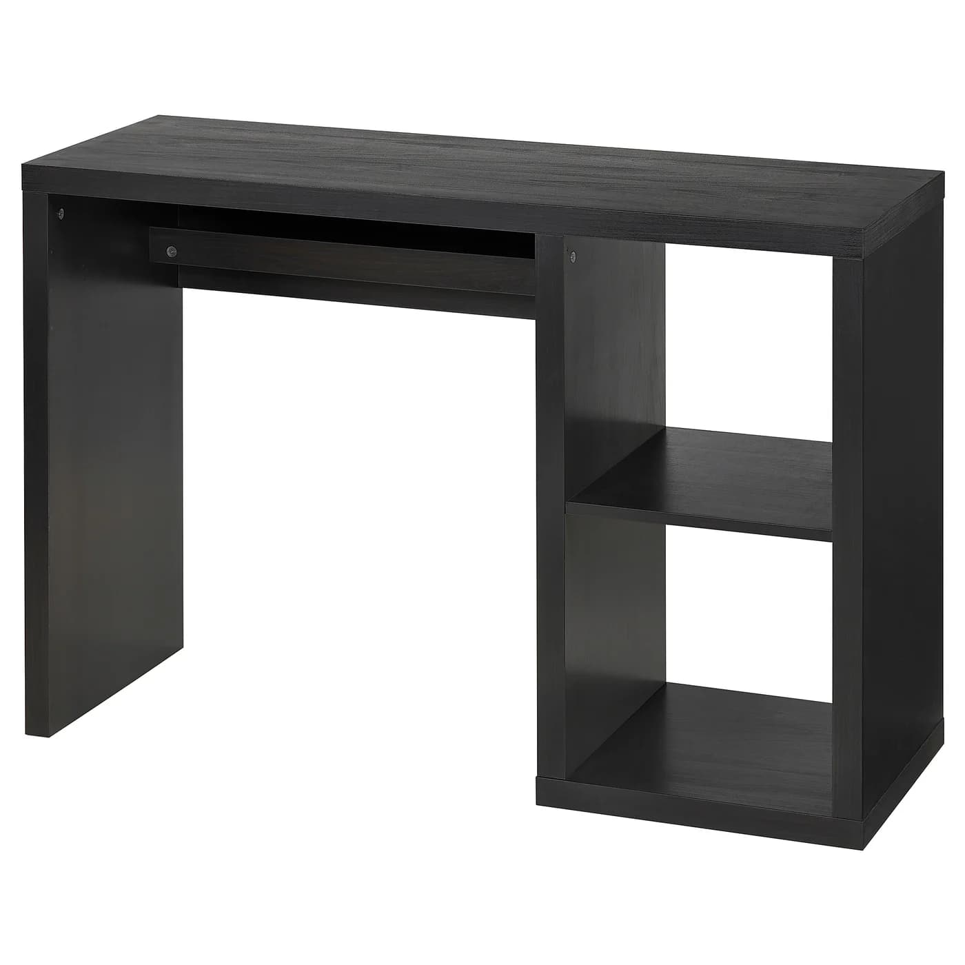 KALLAX Desk - Black-Brown 43 3/4x15 3/8 " - Image 1