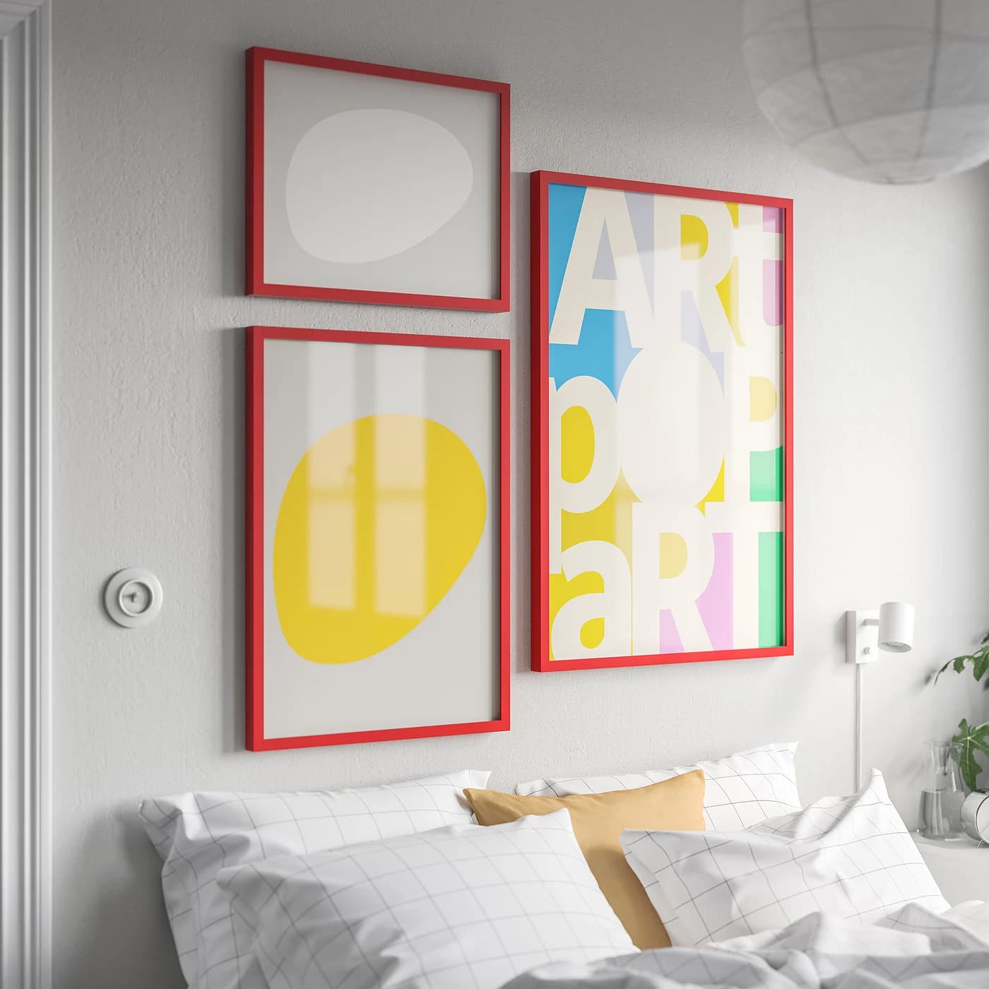 RÖDALM Frame - red 24x36 " thumbnail 4