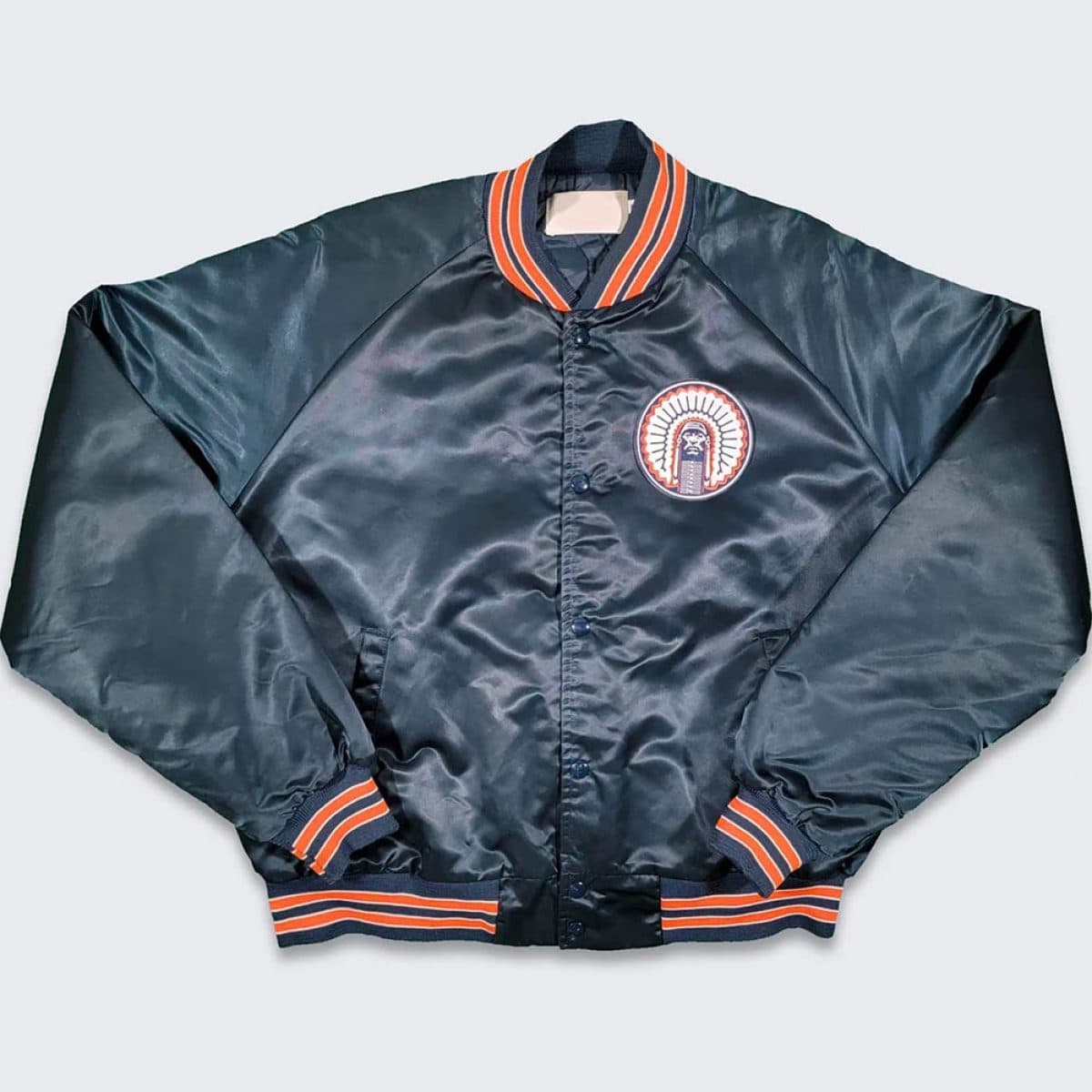 80's Illinois Ilini Bomber Jacket - Image 1