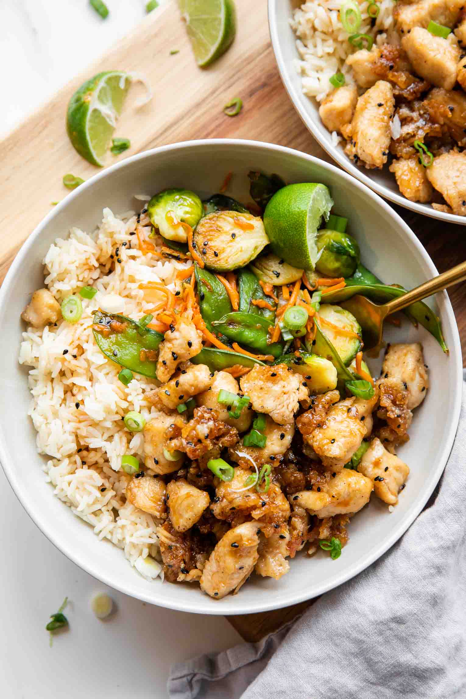 Honey Sesame Chicken Meal Prep Bowls - Image 1