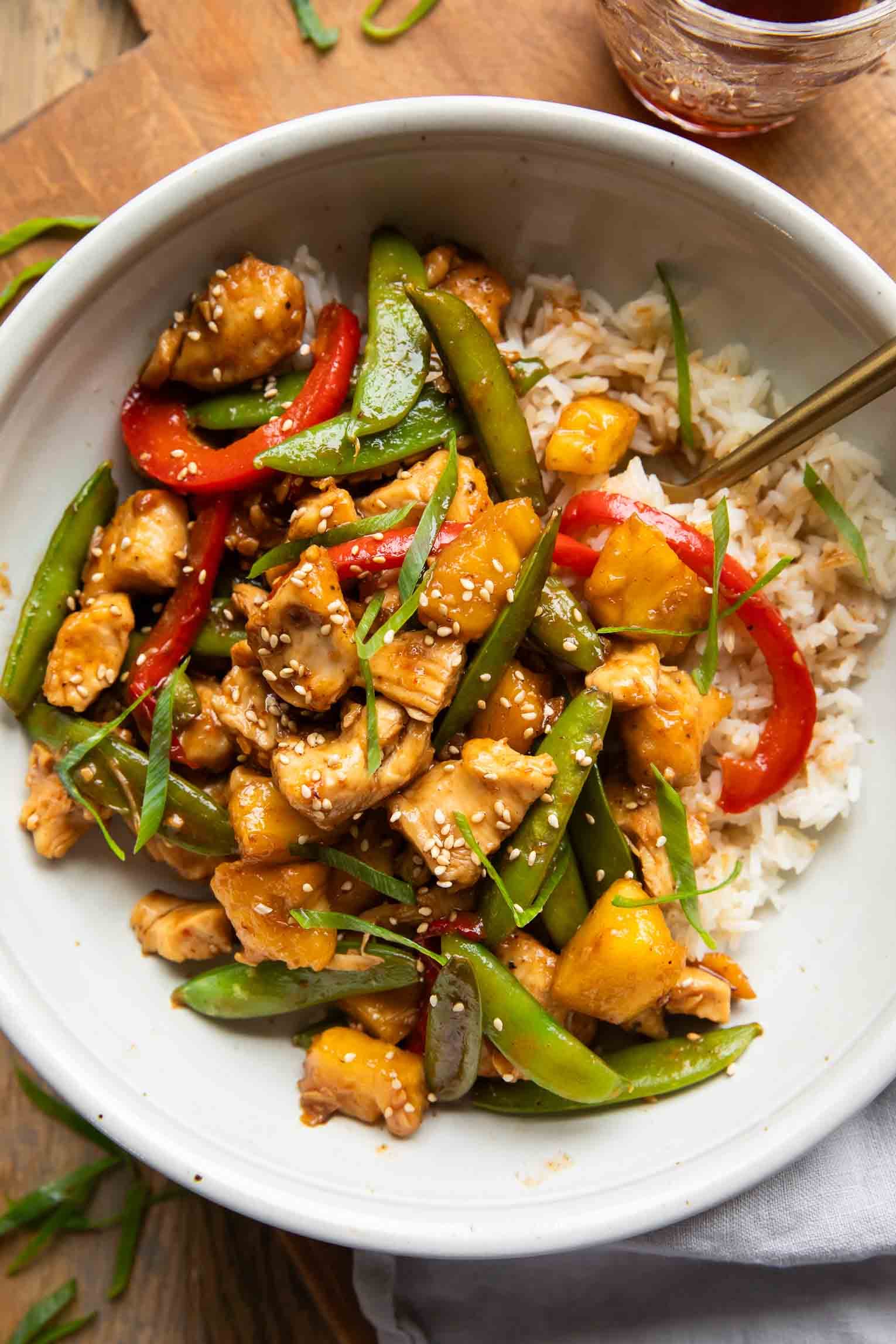 Pineapple Teriyaki Chicken Bowls - Image 1