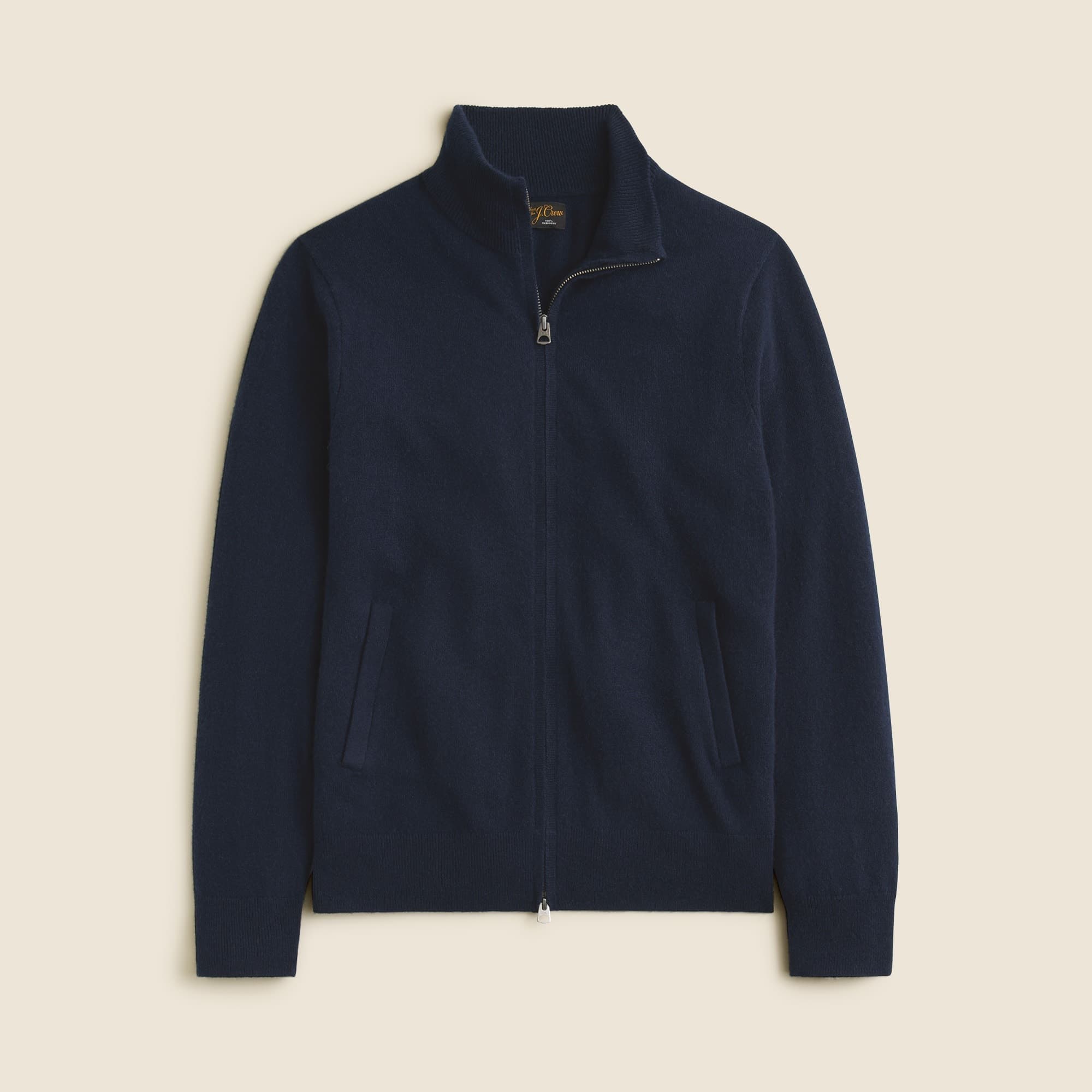Cashmere full-zip sweater