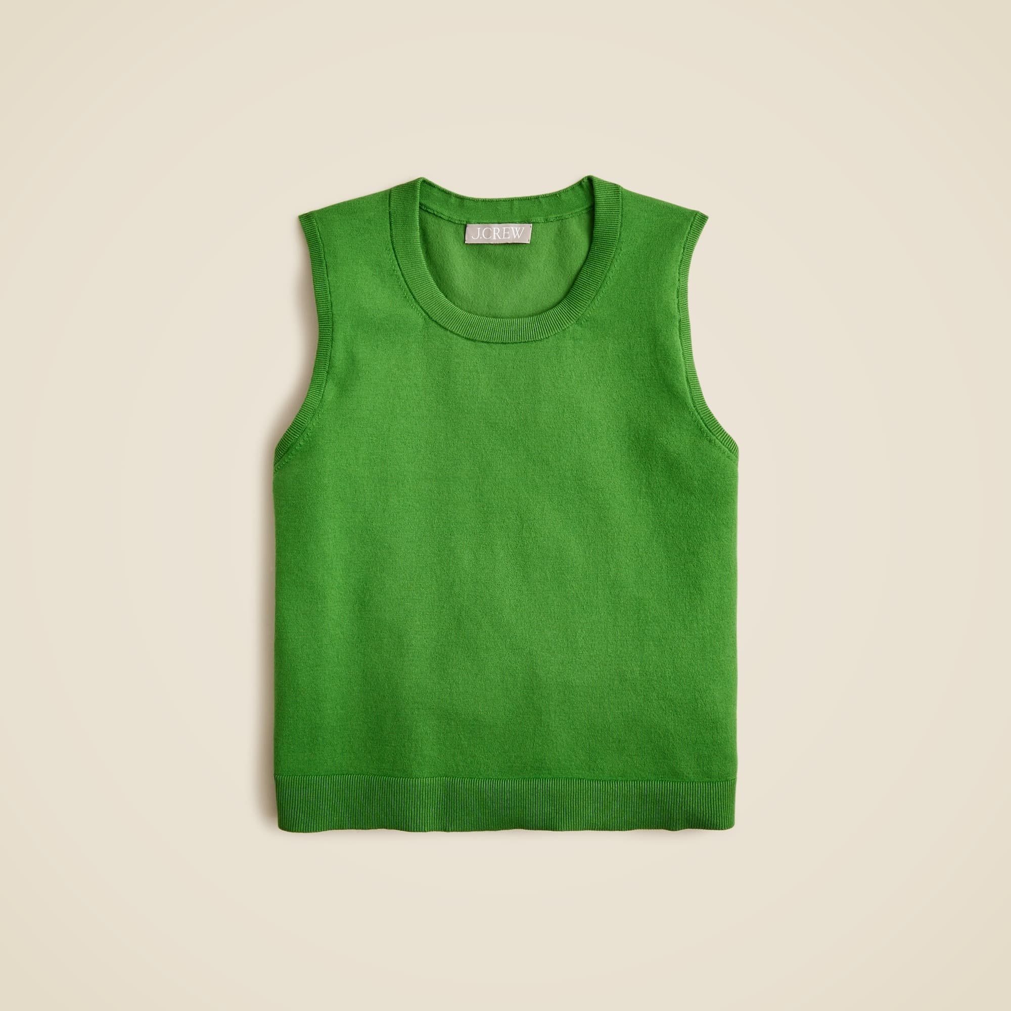 Sweater shell in premium ultra-fine cotton