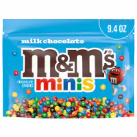 M&M'S Minis Milk Chocolate Summer Candy Sharing Size Bag, 9.4 oz - Image 1